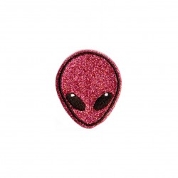 Alien paillettes4,5x3,5 - Rose paillettes