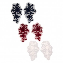 Motif perles fleur *2