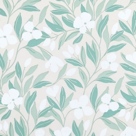 Tissu Tisseo Enduit Darla Bleu