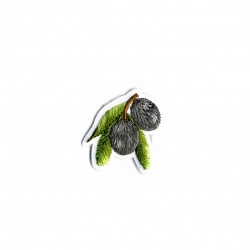 Fruits brodes - Olive 3x2,5cm