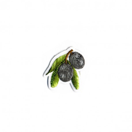 Fruits brodes - Olive 3x2,5cm
