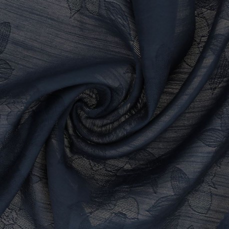 Tissu Jacquard Tissé Bleu 
