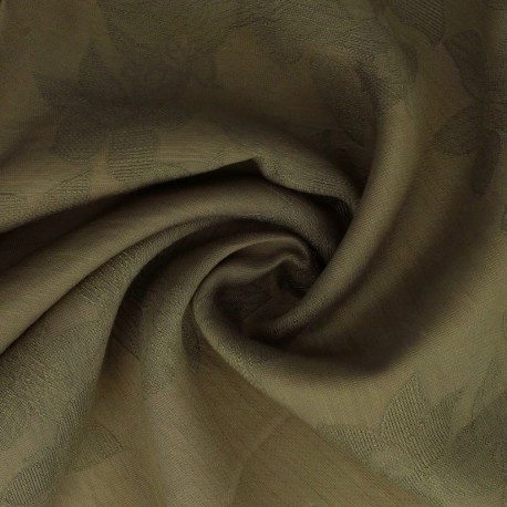 Tissu Jacquard Tissé Vert 
