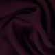 Tissu Gabardine Viscose Polyester Uni Violet Prune
