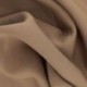 Tissu Gabardine Viscose Polyester Uni Marron Clair 