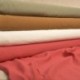Tissu Gabardine Viscose Polyester Uni Marron Clair 