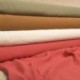 Tissu Gabardine Viscose Polyester Uni Marron 