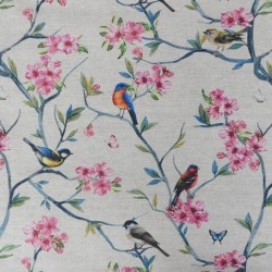 Tissu Lorien Loneta Enduit Floral 