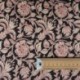 Tissu Blockprint Impression Tampons Mains Floral Multico