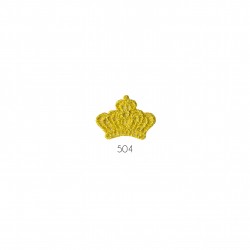 Couronne broderie 2x3cm - Mimosa