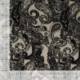 Tissu Serge de Viscose Imprimé Noir 