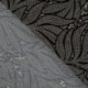 Tissu Serge de Viscose Imprimé Noir 