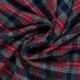 Tissu Flanelle Imprimé Carreaux Rouge et Vert