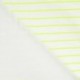 Tissu French Terry Neon Rayure Jaune