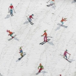 Tissu Jacquard Chenillé Slalom 