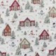 Tissu Jacquard Chenillé Baviel Noël 