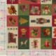 Tissu Jacquard Christmas Patch Gobelin 