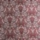 Tissu JAcquard Paisley Bordeaux 