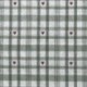 Tissu Jacquard Ollon Vert Coeur Rouge 