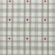 Tissu Jacquard Ollon Ficelle Coeur Rouge 