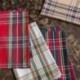 Tissu Ecossais Tartan Vert Rouge