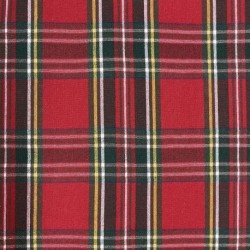 Tissu Ecossais Tartan Rouge Vert 