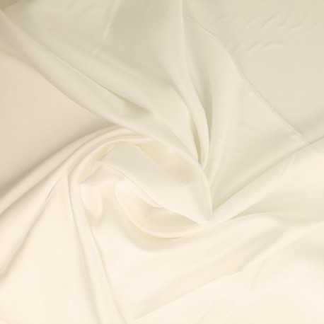 Tissu Satin Duchesse Ecru 