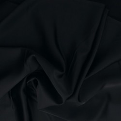 Tissu Satin Duchesse Noir 