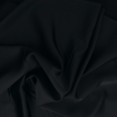 Tissu Satin Duchesse Noir 