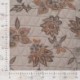 Tissu Maille Matelasse Imprimé Marron 