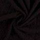 Tissu Maille Matelasse Uni Marron 