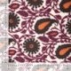 Tissu Teddy Jacquard Lie de Vin 