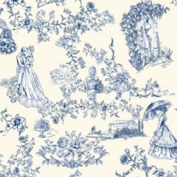 Tissu Toile Loneta Bleu 