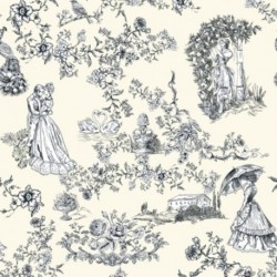 Tissu Toile Loneta Noir