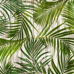 Tissu Toile Imprimée Palmo Palmier 