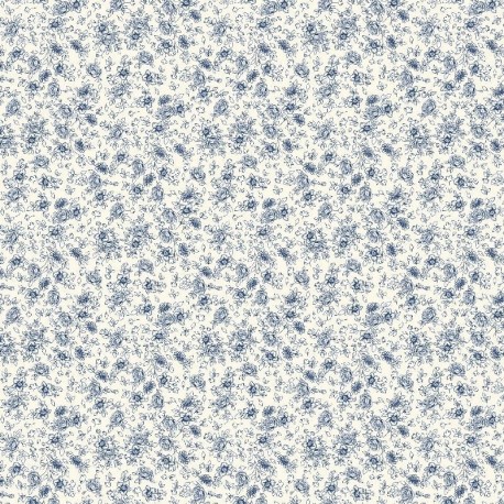 Tissu Toile Loneta Mira Bleu 