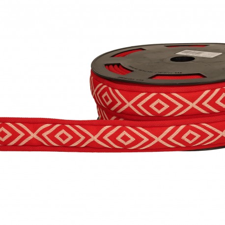 Sangle geometrique matelassee