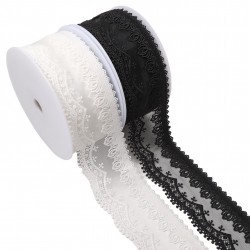 Broderie 3d sur tulle