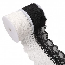 Broderie 3d sur tulle