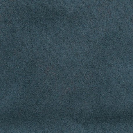 Tissu Suedine Envers Fausse Fourrure Bleu