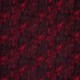 Tissu Satin Touché Velours Imprimé Rouge 