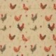 Tissu Imprimé Poule Linenlook 