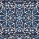 Tissu Voile de Coton Imprimé abstrait Denim