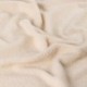 Tissu Polaire Teddy Uni Ecru 