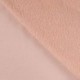 Tissu Polaire Teddy Uni Rose Poudré