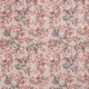 Tissu Voile de Coton Imprimé Motif Fleur Marron 