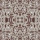 Tissu Voile de Coton Imprimé Motif Végétal Marron