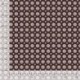 Tissu Voile de Coton Imprimé Petite Fleur Marron