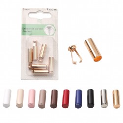 Embout de cordon 7x20mm 6 sets