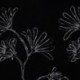 Tissu Caban Brodé Noir